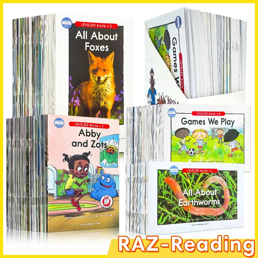 Kids Education Program - หนังสือเรียนภาษาอังกฤษสำหรับเด็ก Hot Kids RAZ Levels ระดับเตรียมอนุบาล