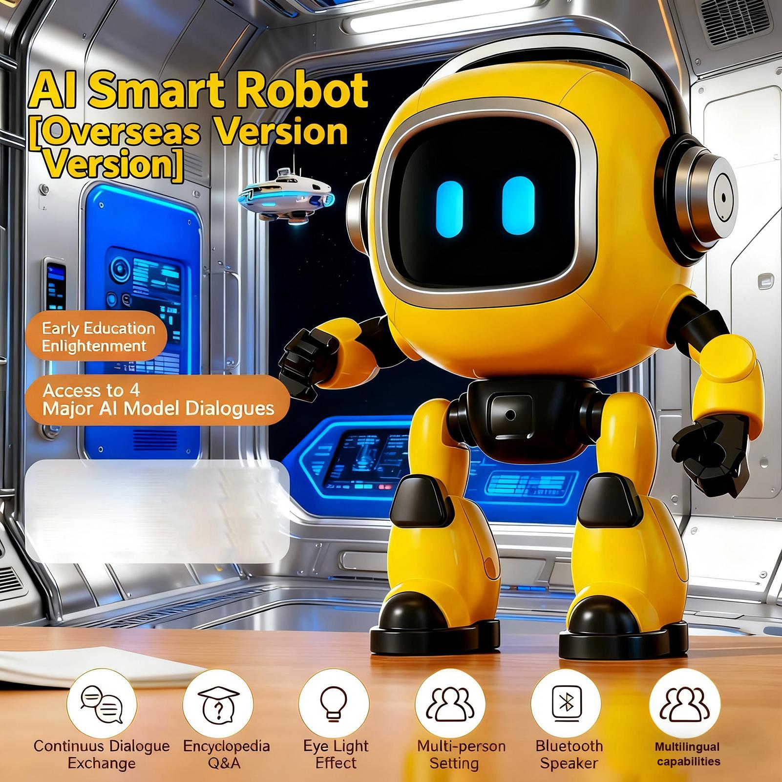 Kids Education Program - หุ่นยนต์อัจฉริยะ ของเล่น STEM แบบโต้ตอบเพื่อการศึกษา พร้อมการเรียนรู้การเขียนโปรแกรม ควบคุมด้วยเสียง