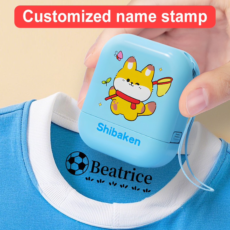 Kids Education Name - ‌ ชุดทำตรายางชื่อแบบกำหนดเอง - ของเล่นกันน้ำส่วนตัวสำหรับเด็ก ของขวัญ อุปกรณ์การเรียนและการเดินทาง