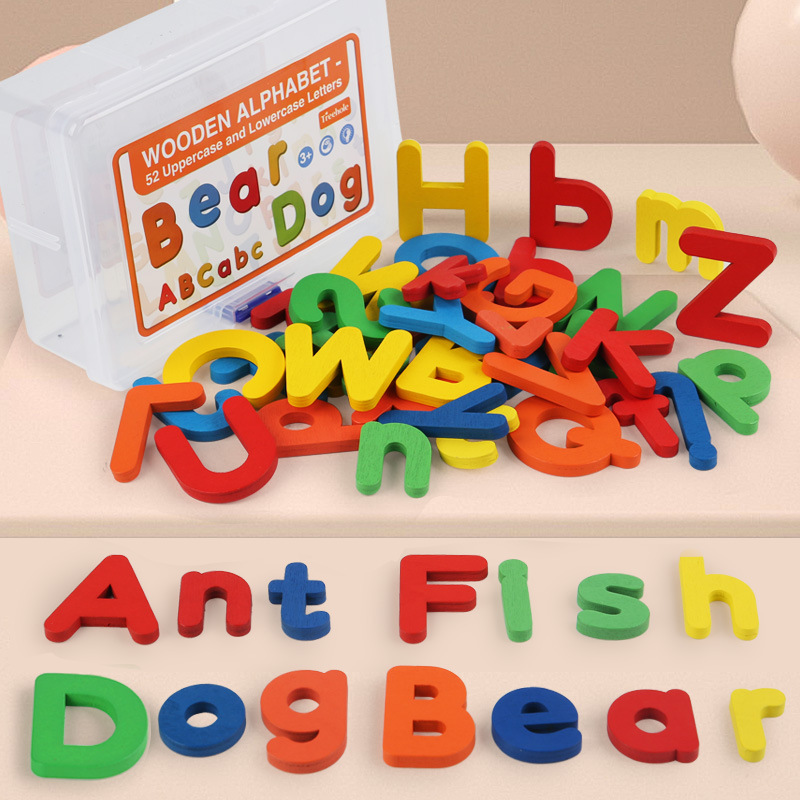 Kids Educational Games Learn English - ชุดตัวอักษรภาษาอังกฤษแบบไม้สำหรับเด็ก