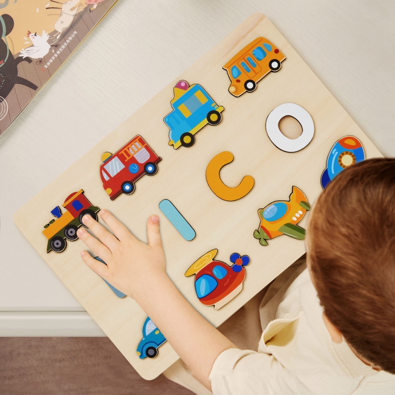 Montessori ส่วนบุคคลปริศนาไม้ท - Kids Education Name บทวิจารณ์และราคา