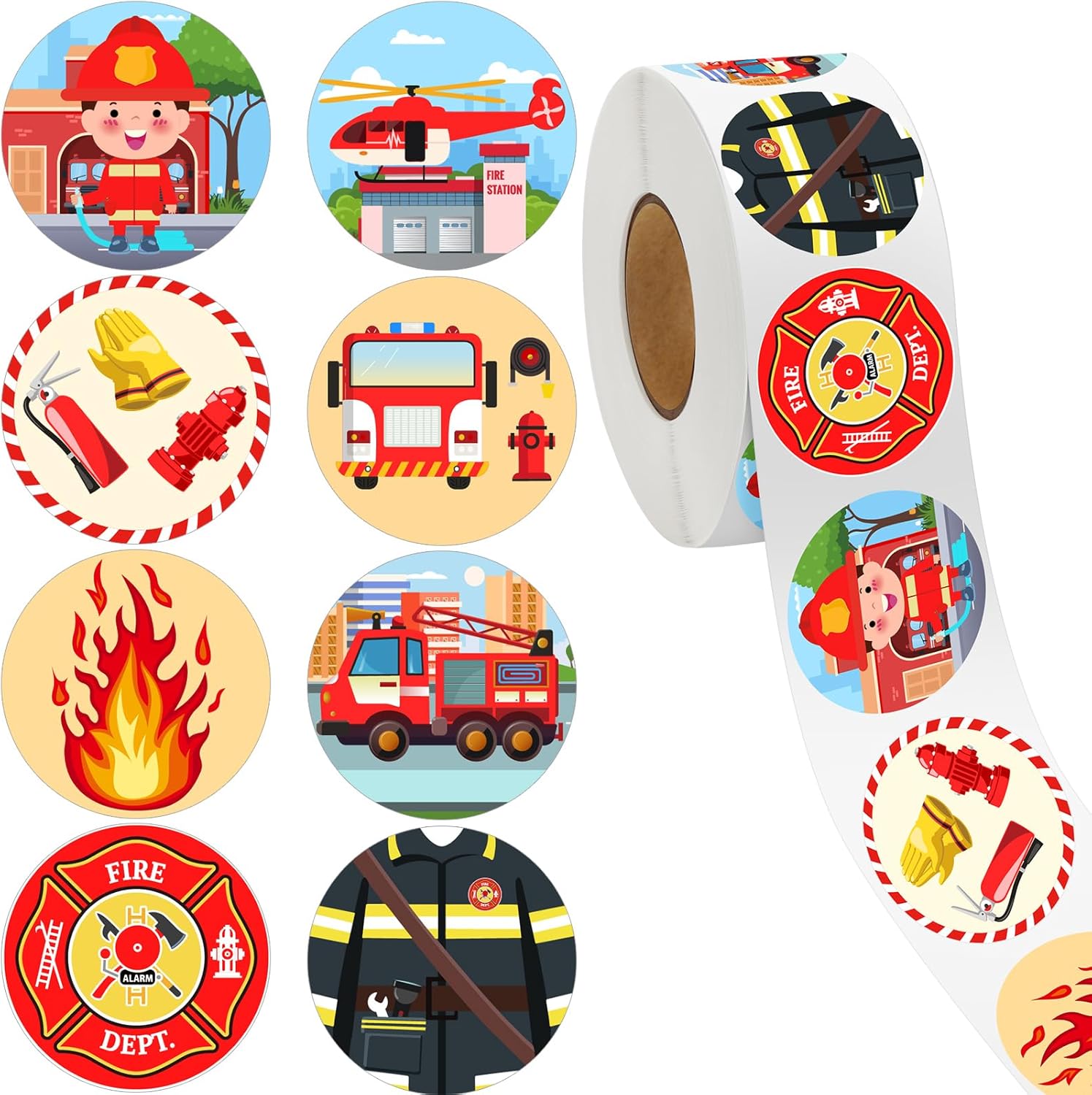 500 ชิ้น สติกเกอร์ตำรวจ สติกเก - Kids Education Name บทวิจารณ์และราคา