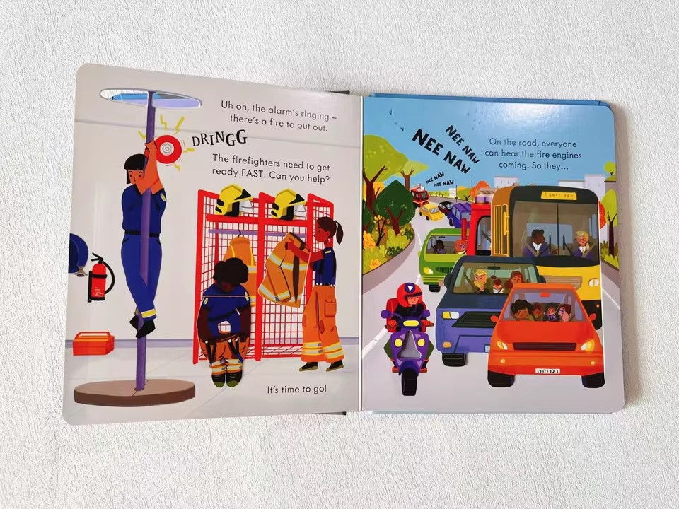 Usborne Peep Inside How A Fire - Kids Education And You บทวิจารณ์และราคา