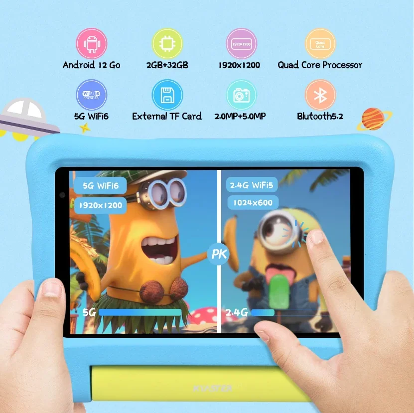แท็บเล็ตสำหรับเด็ก 7 นิ้ว 5G W - Kids Education Software For Pc บทวิจารณ์และราคา