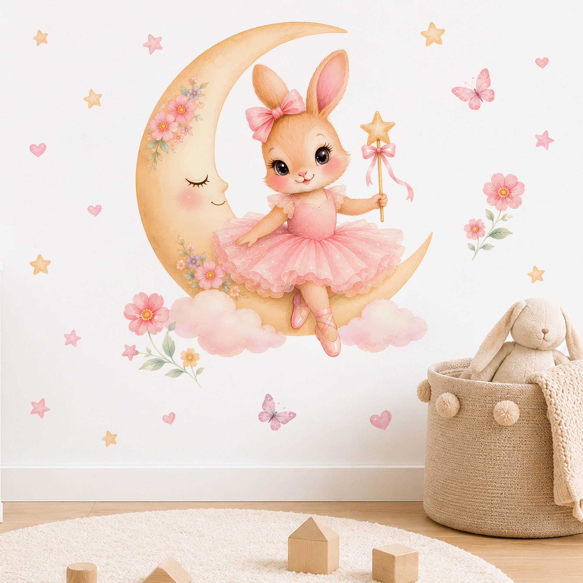 สติ๊กเกอร์ติดผนังลายกระต่ายนัก - Kids Education Quotes บทวิจารณ์และราคา