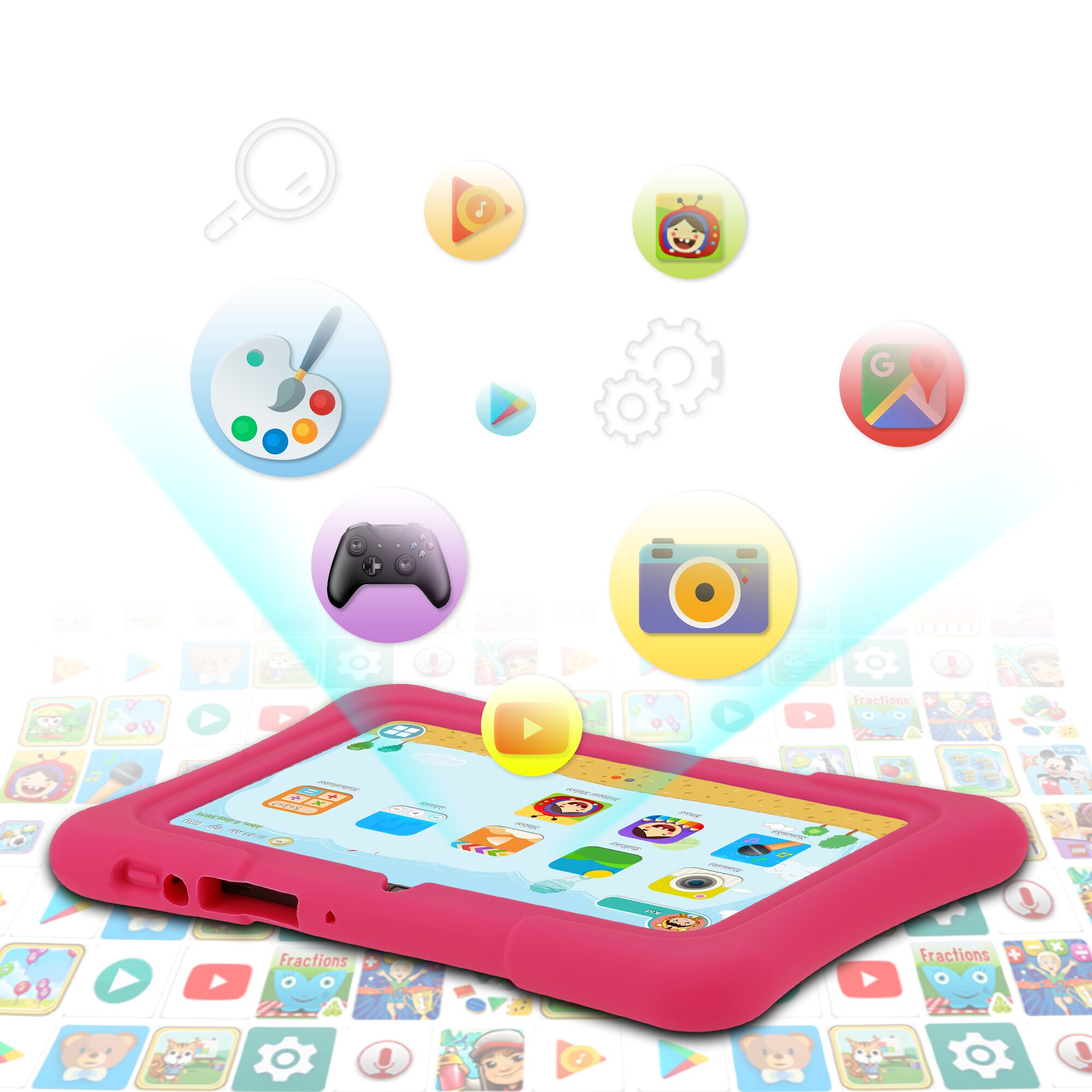 PRITOM แท็บเล็ตสำหรับเด็กขนาด  - Kids Education Software For Pc บทวิจารณ์และราคา