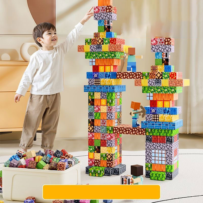 Mine World บล็อกแม่เหล็กสำหรับ - Kids Education World บทวิจารณ์และราคา