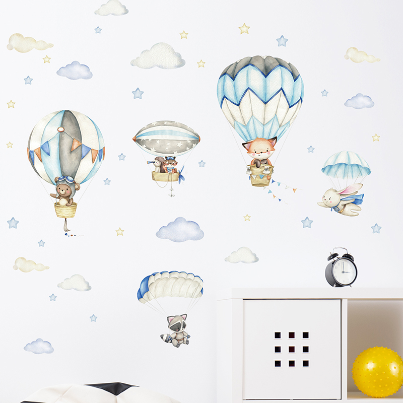 การ์ตูนสัตว์น่ารัก Hot Air บอล - Kids Education Quotes บทวิจารณ์และราคา