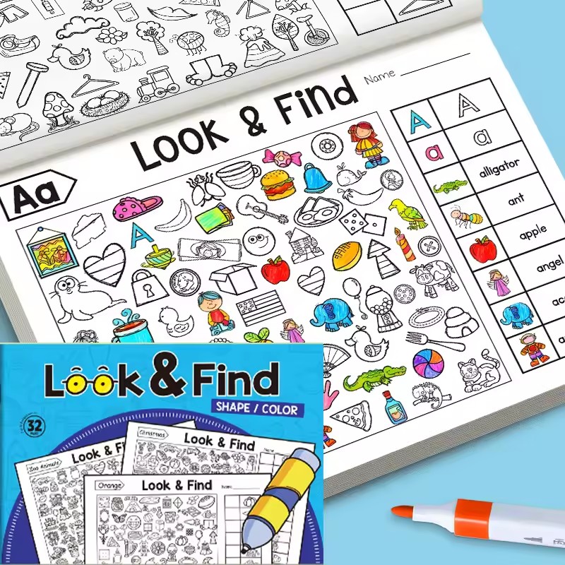 สมุดระบายสีมองแล้วหา สำหรับเด็ - Kids Education And You บทวิจารณ์และราคา