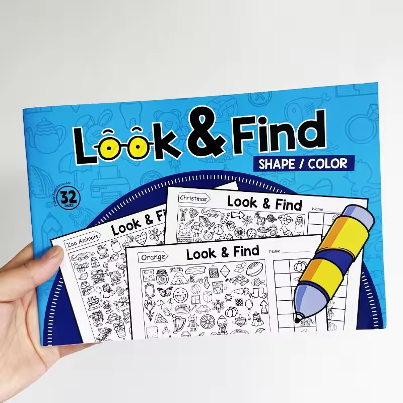 สมุดระบายสีมองแล้วหา สำหรับเด็ - Kids Education And You บทวิจารณ์และราคา