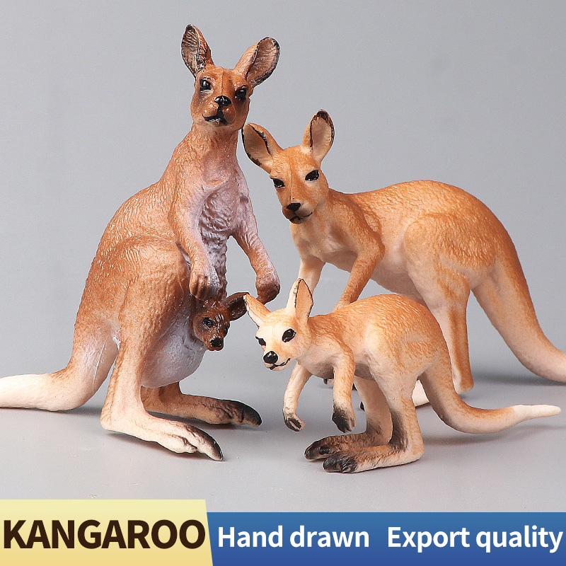 ชุดของเล่นสัตว์ป่าใหม่ ชุดจิงโ - Kangaroo Kids Education บทวิจารณ์และราคา