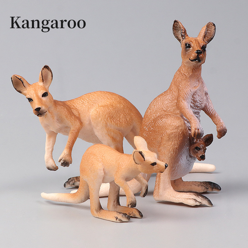 ชุดของเล่นสัตว์ป่าใหม่ ชุดจิงโ - Kangaroo Kids Education บทวิจารณ์และราคา