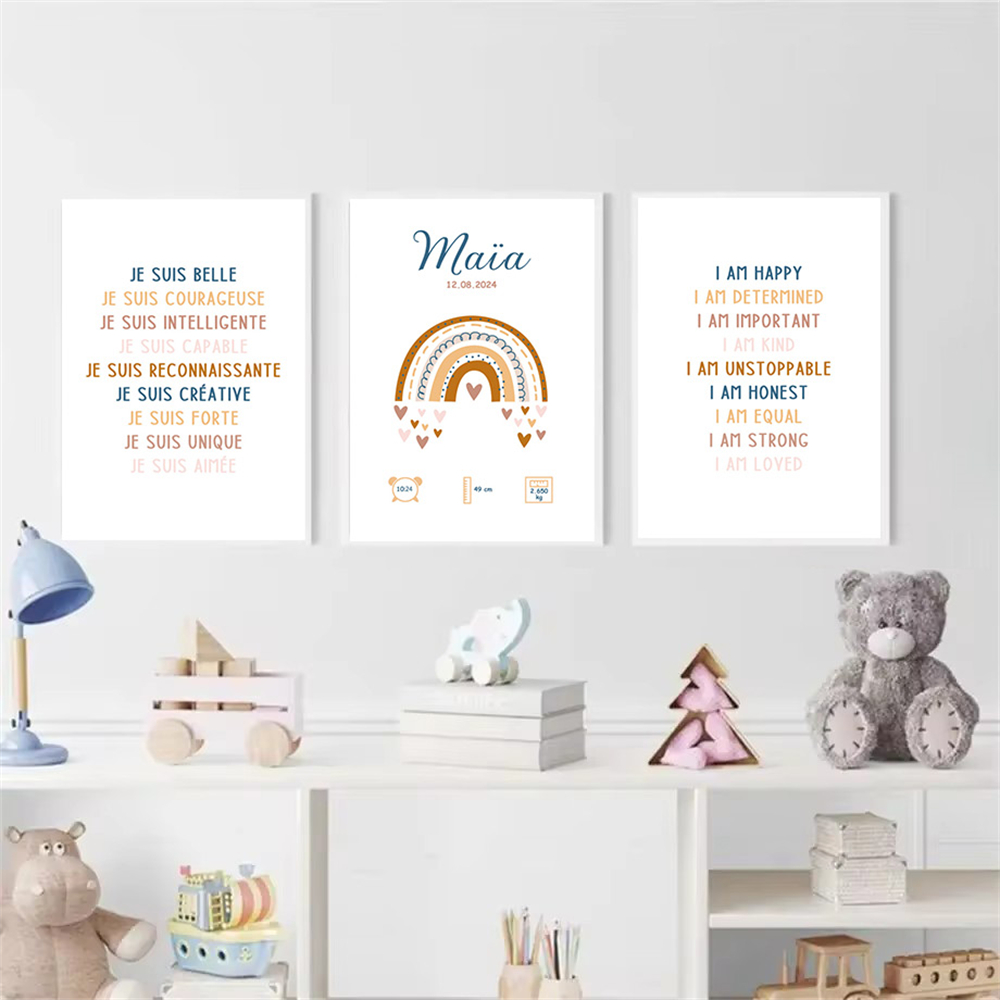 โปสเตอร์วันเกิดชื่อทารกสั่งทำไ - Kids Education Name บทวิจารณ์และราคา