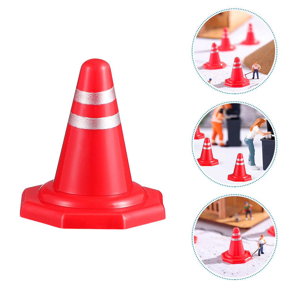 กรวยจราจรขนาดเล็ก 24 ชิ้น สีแด - Kids Education And You บทวิจารณ์และราคา