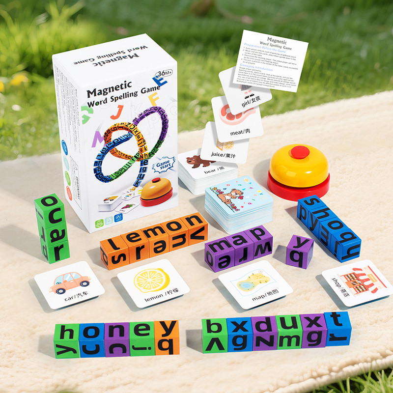 เกมส์ตัวต่อแม่เหล็ก 4 ชิ้น สำห - Kids Educational Games Learn English บทวิจารณ์และราคา