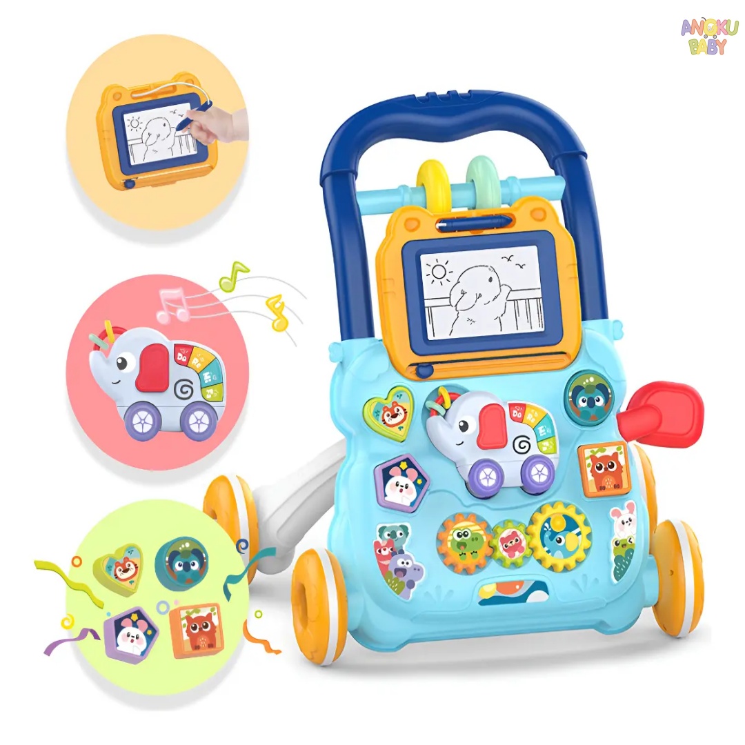 รถหัดเดินเด็กเล็กพร้อมกระดานวา - Kids Education Tips บทวิจารณ์และราคา